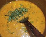 A picture of step 5 of Corn capsicum masala.