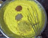 A picture of step 3 of Mango Shrikhand or Matho.