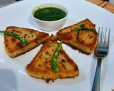 A picture of step 12 of Pearl Millet Spicy Triangles.