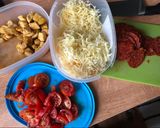 Túrópizza recept fázis 3 fotója