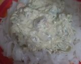 Foto del paso 3 de la receta: Fideos de arroz con champiñones y camarones a la crema