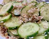 A picture of step 5 of Asian Cucumber Salad.