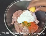 A picture of step 4 of Reshmi Chicken masala.