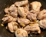 A picture of step 4 of Three Cup Chicken Rice / Rice Cooker Recipe.