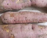 A picture of step 1 of Sweet potato bake on tawa and imli ki chattni.