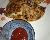 #GA4#Week17 #Chees........Cheese Chappati omlete sandwich रेसिपी चरण 9 फोटो