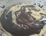 Gambar langkah 1 resipi Kek Batik Chocolate Ganache.