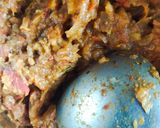 A picture of step 1 of Dudhi ke kofta.