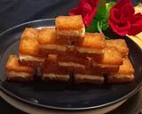 A picture of step 6 of Shahi Tukda Creamy Toast Sandwich.