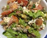 A picture of step 3 of Salad Idea with Sausage Link (Filipino Longganisa) & Egg.