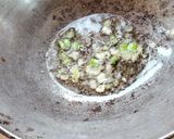 A picture of step 1 of Spinach corn sandwich.