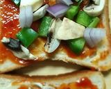 A picture of step 1 of Bread pizza.