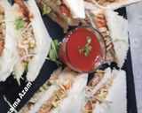 A picture of step 6 of 🥪Chicken fajita sandwich چکن فجیتا سینڈوچ🥪.