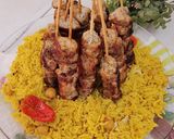 صورة لخطوة 4 من وصفة شيش طاووق مع الأرز بالحمص