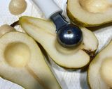 Une image de l'étape 1 de Poire au roquefort.