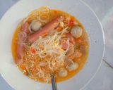 Foto langkah ke 5 dari resep Bihun kuah pedas penyambung nyawa.