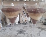 عکس مرحله 1 از دستور پودینگ شکلاتی و وانیلی