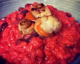 Foto del paso 6 de la receta: Zamburiñas sobre lecho de risotto de remolacha