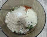 A picture of step 6 of Crispy potato and suji bites.