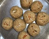 A picture of step 4 of Choorma ladoo (Rajasthani).