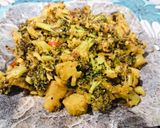 A picture of step 6 of Broccoli fry.
