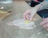 Foto del paso 2 de la receta Pechuga de pollo rellena de piña