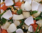 A picture of step 6 of My Mixed Roasted Veg dish. 😁.
