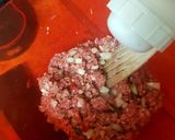 A picture of step 3 of My Homemade Chilli & Garlic Burger 1/4 pounders. 🙄.