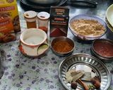 A picture of step 3 of Nagpur special famous dish spicy homemade saoji masala mutton.