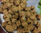 A picture of step 3 of Leftover pulao Gatte.