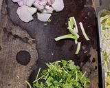 A picture of step 1 of Sauteed Udon.