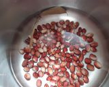 Foto del paso 1 de la receta: Puré de champiñones y calabaza con alubias y chorizo