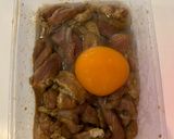 A picture of step 3 of Fried three layers pork.