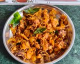 A picture of step 4 of Left over Roti Masala.