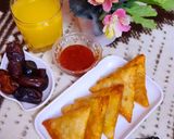 A picture of step 4 of Chicken samosa.