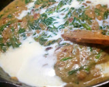 Foto del paso 6 de la receta: Espinacas a la crema con berenjenas y huevo 🥬 🍆 🥚
