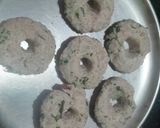 A picture of step 4 of Red Poha Instant Medu vada.
