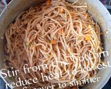 A picture of step 6 of Jollof Spaghetti.