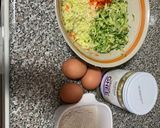 Foto del paso 1 de la receta: Tortilla de vegetales from Rosalia