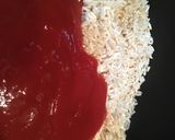A picture of step 2 of Mexican Red Rice.