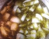 A picture of step 1 of Marinated Lamb Breast.