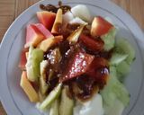 Foto langkah ke 4 dari resep Rujak Manis/Rujak Buah.