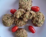 A picture of step 5 of Vegan Zucchini Meatballs.