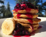 Foto del paso 3 de la receta: Pancakes de banana veganos saludables