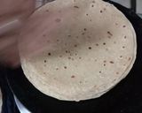 A picture of step 7 of Cumin khakhra.