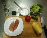 Csirkemell saláta recept lépés 1 foto