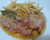 Foto del paso 5 de la receta: Llom adobat amb ceba i amb salsa vi blanc. Lomo adobado en salsa de vino blanco