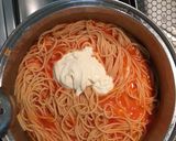 A picture of step 7 of Red Spaghetti.