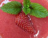 Une image de l'étape 2 de 🍓Soupe de Fraise à la menthe.