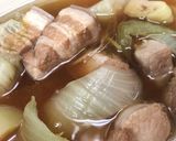 รูปขั้นตอนการทำที่ 5 ของ หมูสามชั้นต้มเกี่ยมฉ่าย